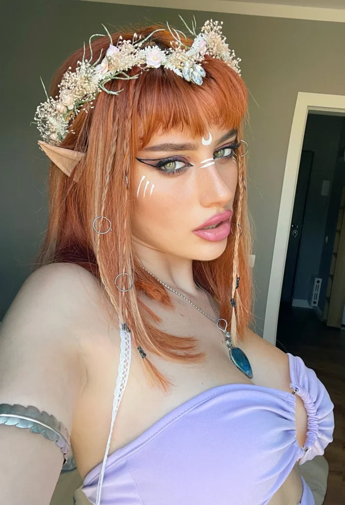 Merisiel Irum @m3risiel foto del modello OnlyFans che indossa un costume cosplay sexy